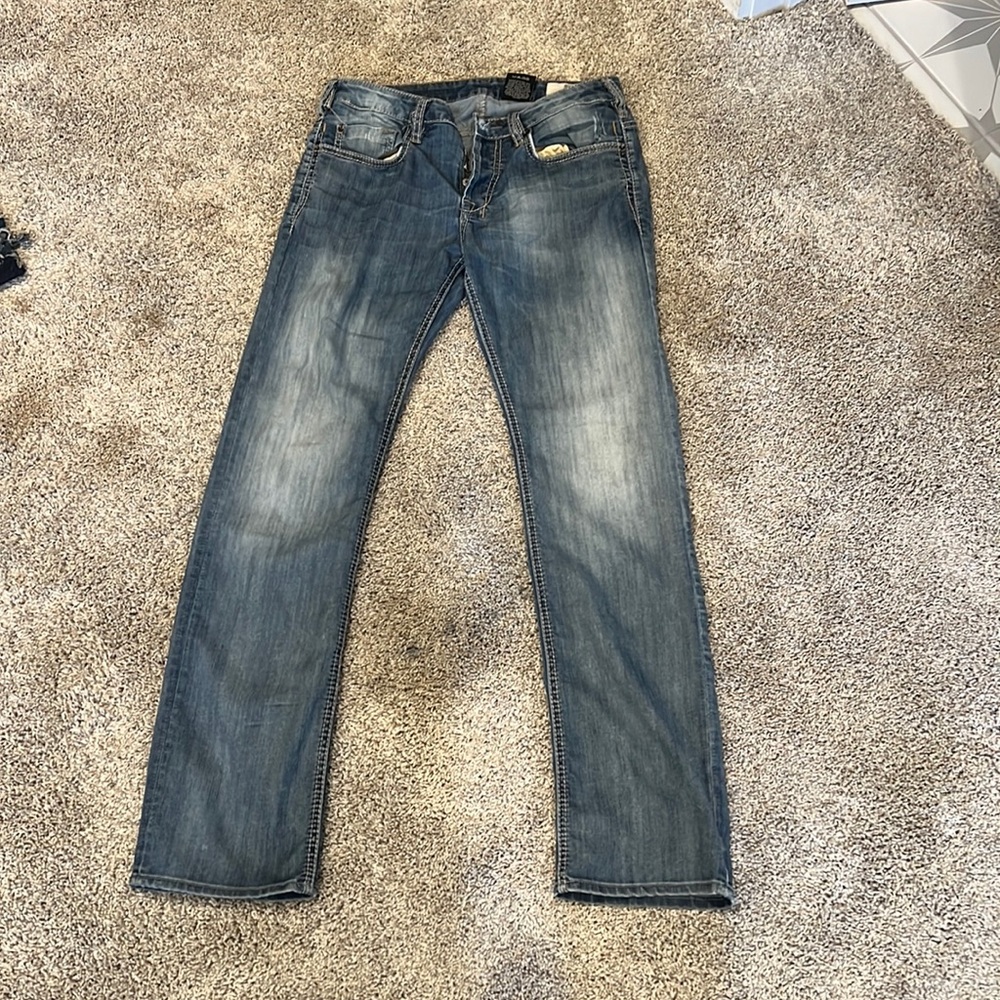 Buffalo David button blue jeans. Waist 31 length 32 in